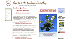 Desktop Screenshot of hortconsulting.com